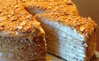 सबसे स्वादिष्ट हनी केक: एक सरल रेसिपी