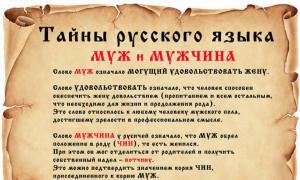 मूल रूसी शब्द: उत्पत्ति का इतिहास और उदाहरण